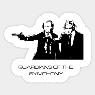 Brahms & Beethoven Guardians of the Symphony Sticker